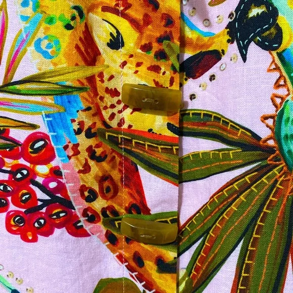 NWT FARM Rio Into The Jungle Dress Size S - Picture 8 of 12